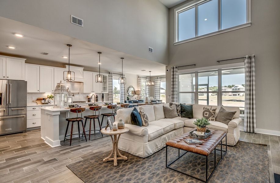Representative furnished interior of a home built from the Persimmon by Beazer Homes in Northbrook, Murrells Inlet (Image 16).