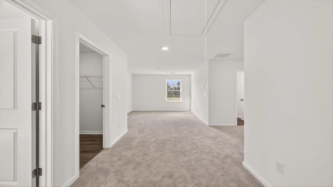 Versatile upstairs loft adds flexible living space