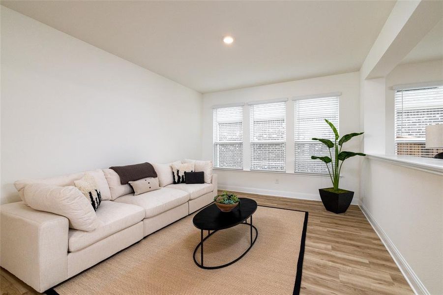 Furnished interior view inside a new home in The Preserve Estates, Northlake (Image 7).
