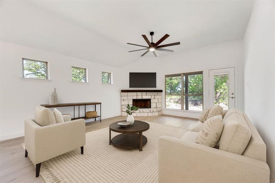 Furnished interior view inside a new home in , Boyd (Image 9).