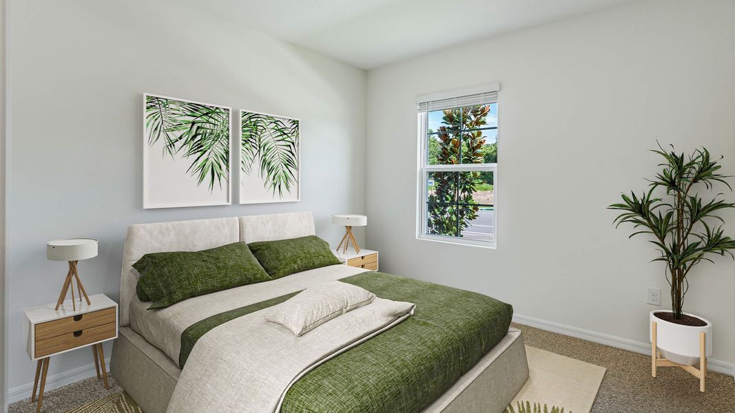 Furnished interior view inside a new home in Crossroads at Kelly Park, Apopka (Image 8).