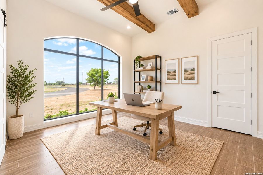 Furnished interior view inside a new home in , Floresville (Image 17).