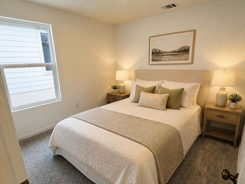 Furnished interior view inside a new home in Sapphire Grove, San Antonio (Image 10).