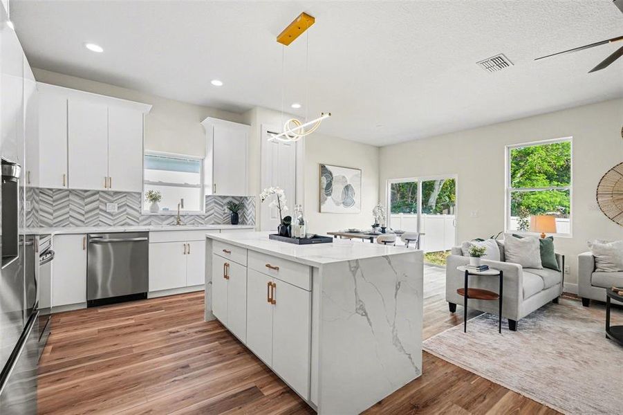 Furnished interior view inside a new home in , Tampa (Image 11).