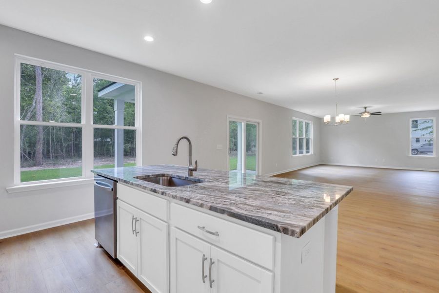 Representative furnished interior of a home built from the The Brookhaven by Smith Family Homes in Ramsey Landing, Rincon (Image 16).