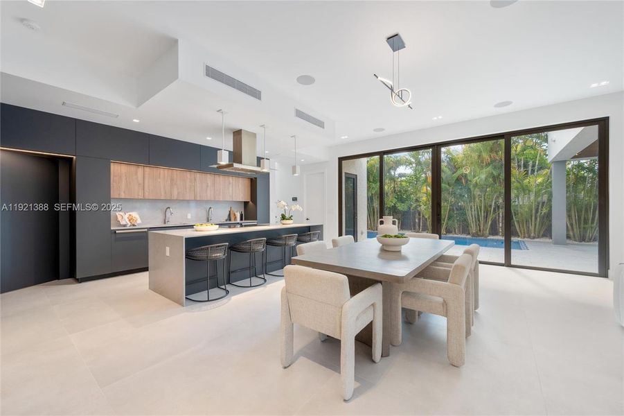 Furnished interior view inside a new home in , Miami (Image 14).