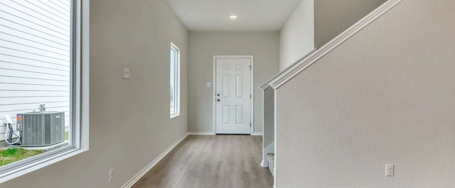 Representative unfurnished interior of a home built from the McKinney by Ashton Woods in Hennersby Hollow, San Antonio (Image 12). Representative unfurnished interior of a home built from the McKinney by Ashton Woods in Hennersby Hollow, San Antonio (Image 12).