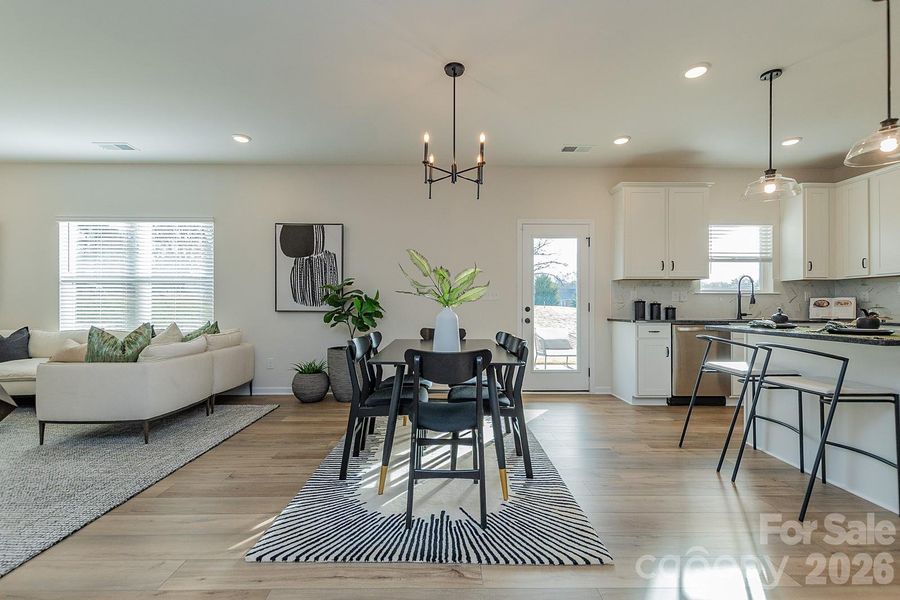 Furnished interior view inside a new home in Green Acres, Concord (Image 13).