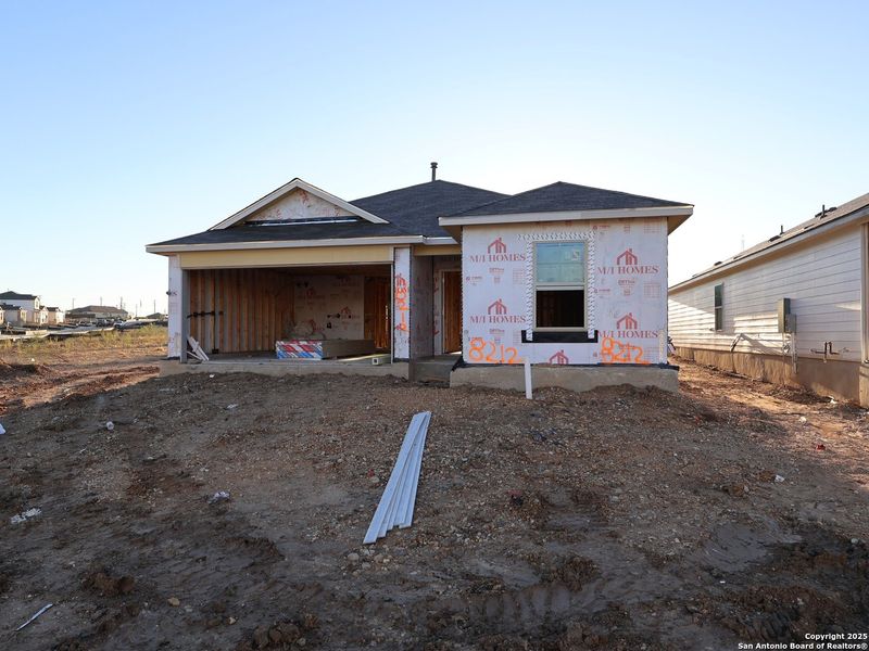 In-progress construction of a new home in Agave, San Antonio, TX (Image 22).