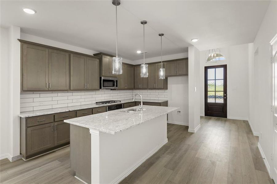 Furnished interior view inside a new home in Edgewater, Fate (Image 15). Furnished interior view inside a new home in Edgewater, Fate (Image 15).