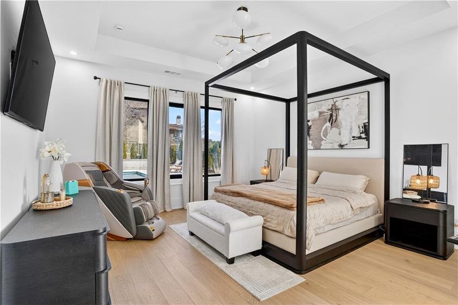 Furnished interior view inside a new home in , Hoschton (Image 48).