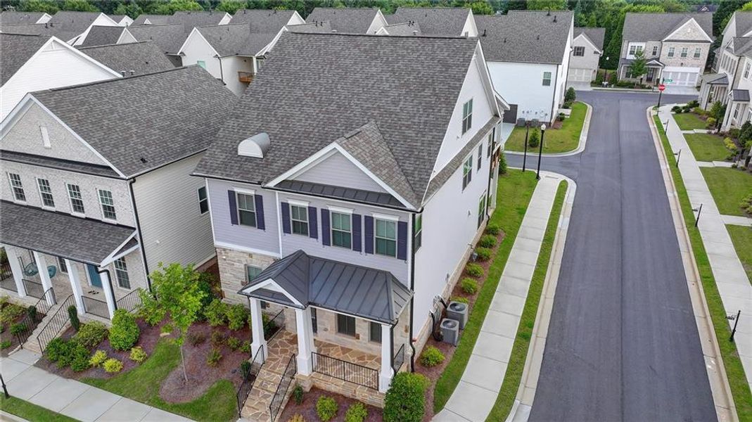 Front exterior of a new home in , Duluth, GA, highlighting curb appeal (Image 29).