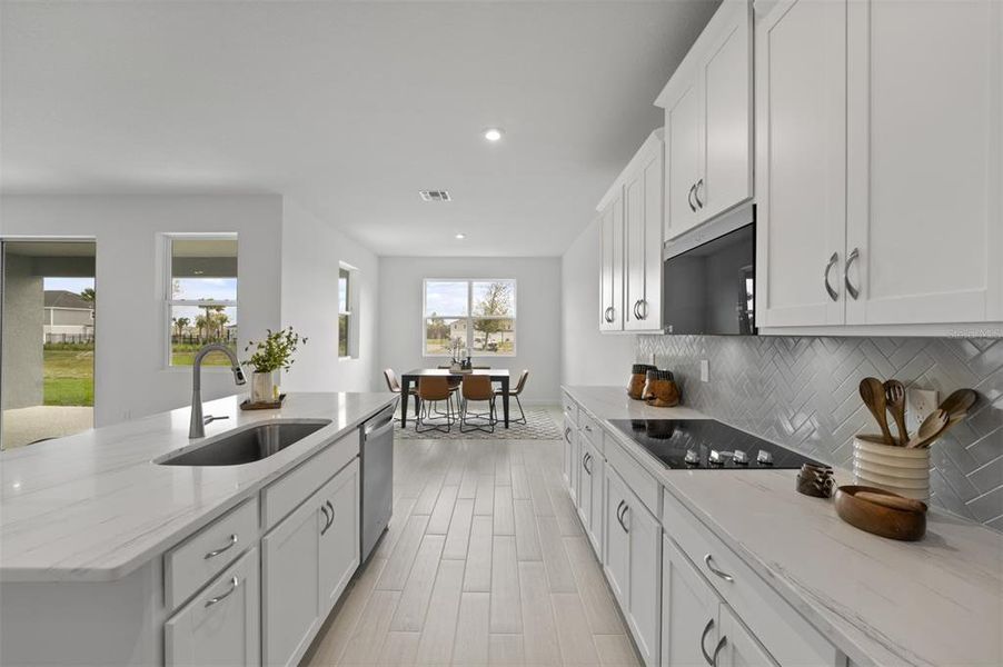 Furnished interior view inside a new home in Meadowlark Landing, Apopka (Image 4). Furnished interior view inside a new home in Meadowlark Landing, Apopka (Image 4).