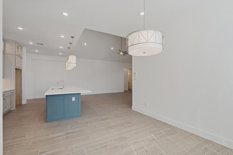 Representative unfurnished interior of a home built from the Brentwood by Chesmar Homes in Meridiana 50's and 60's, Manvel (Image 14).