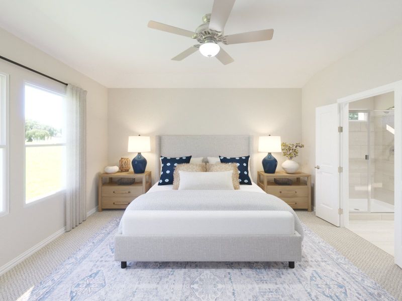 Furnished interior view inside a new home in River Ridge, Crandall (Image 6). Furnished interior view inside a new home in River Ridge, Crandall (Image 6).