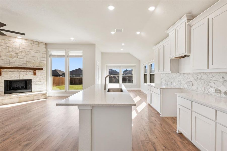 Furnished interior view inside a new home in Godley Ranch Classic, Godley (Image 6).