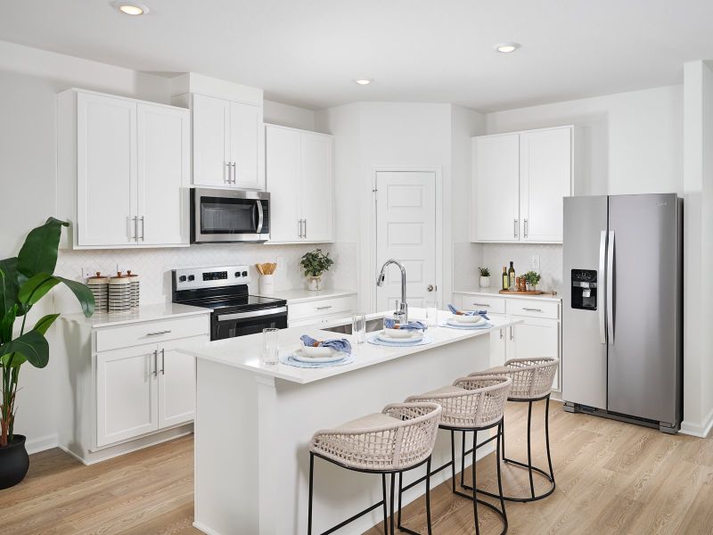 Furnished interior view inside a new home in Meritage Homes at Central Park, Port St. Lucie (Image 4).