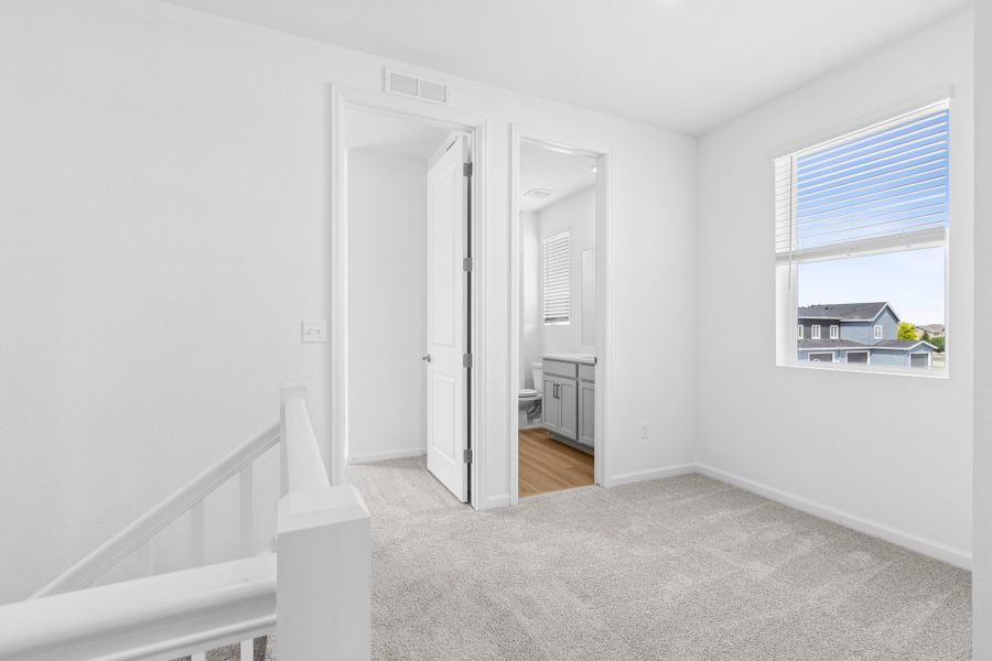Spacious, unfurnished interior of a new home in Westside Crossing, Berthoud (Image 26). Spacious, unfurnished interior of a new home in Westside Crossing, Berthoud (Image 26).