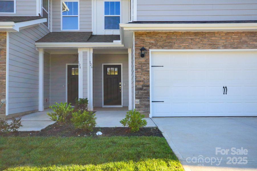 Exterior details and patio area of a home in , Weaverville (Image 1).