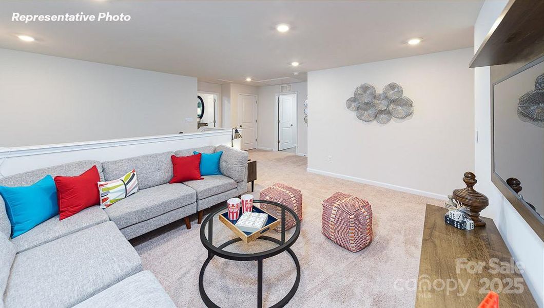Furnished interior view inside a new home in Blackstone Bay Townhomes, Sherrills Ford (Image 4).
