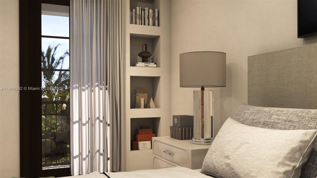 Furnished interior view inside a new home in , Coral Gables (Image 13).