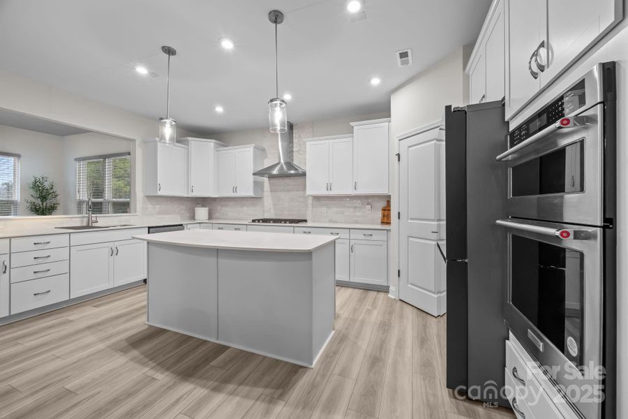 Furnished interior view inside a new home in Parkside Crossing, Charlotte (Image 11). Furnished interior view inside a new home in Parkside Crossing, Charlotte (Image 11).