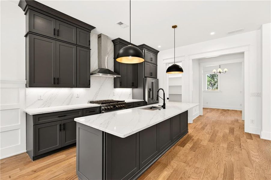 Furnished interior view inside a new home in , Clarkston (Image 8).