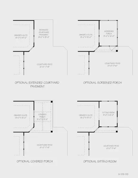 2D floor plan layout for the Portico by Epcon Communities in The Courtyards by The Manor, Alpharetta, GA (Image 6). 2D floor plan layout for the Portico by Epcon Communities in The Courtyards by The Manor, Alpharetta, GA (Image 6).