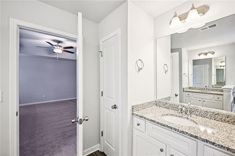 Furnished interior view inside a new home in The Hills at Cedar Creek, Winder (Image 31). Furnished interior view inside a new home in The Hills at Cedar Creek, Winder (Image 31).