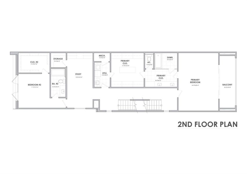 Second level floorplan.