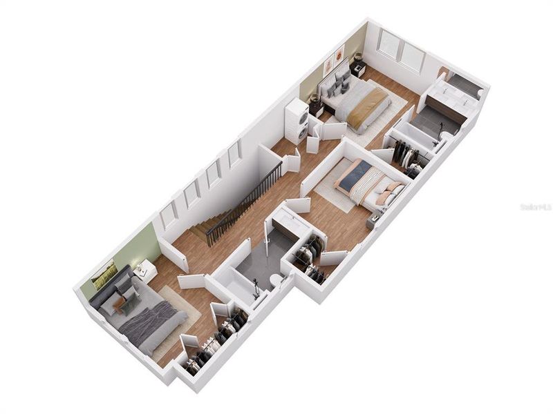 2D floor plan layout of this home in , Tampa, FL (Image 4). 2D floor plan layout of this home in , Tampa, FL (Image 4).