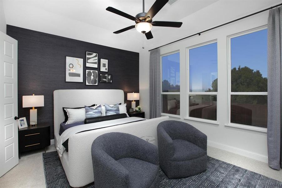 Furnished interior view inside a new home in Hillstead, Lavon (Image 2). Furnished interior view inside a new home in Hillstead, Lavon (Image 2).