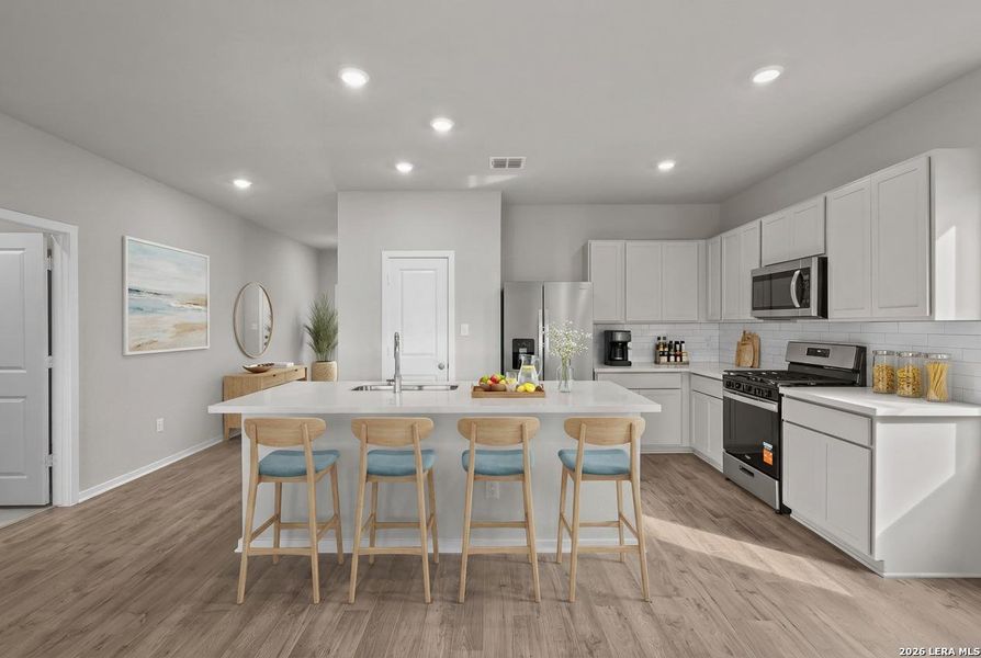 Furnished interior view inside a new home in Garden Grove, San Antonio (Image 7).