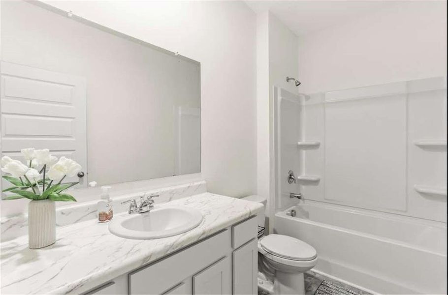 Furnished interior view inside a new home in The Villages at Oakshire, Atlanta (Image 3).