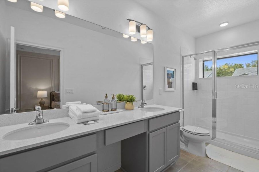 Furnished interior view inside a new home in , Orlando (Image 11). Furnished interior view inside a new home in , Orlando (Image 11).