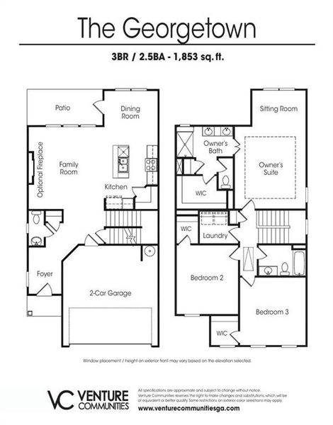 2D floor plan layout of this home in , Calhoun, GA (Image 4). 2D floor plan layout of this home in , Calhoun, GA (Image 4).