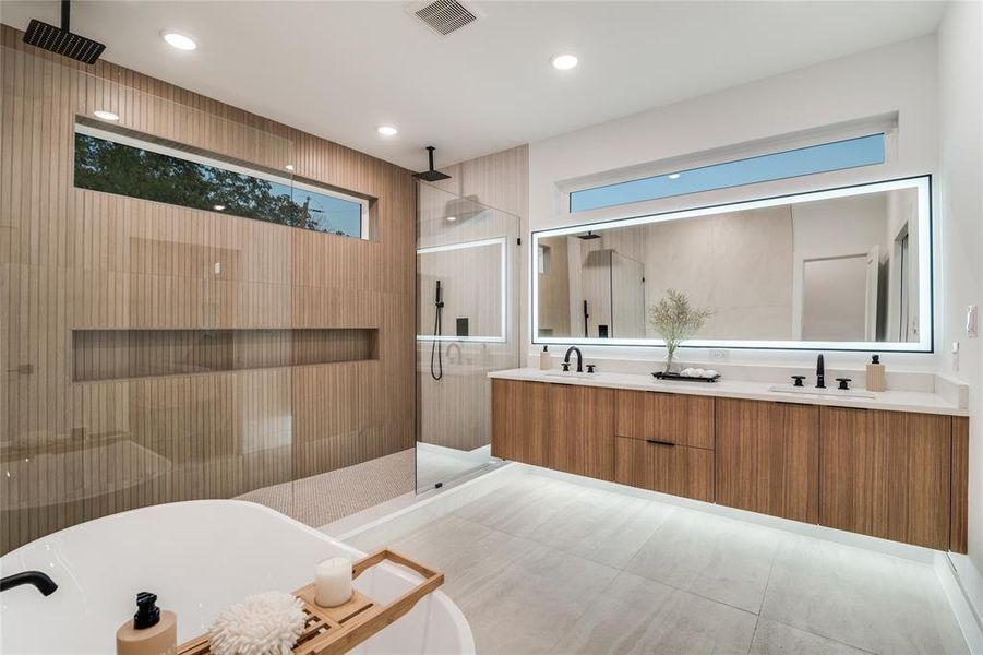 Furnished interior view inside a new home in , Dallas (Image 3).