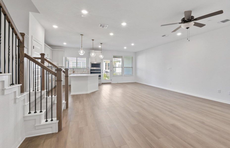 Spacious, unfurnished interior of a new home in Whitestone Preserve, Cedar Park (Image 28).