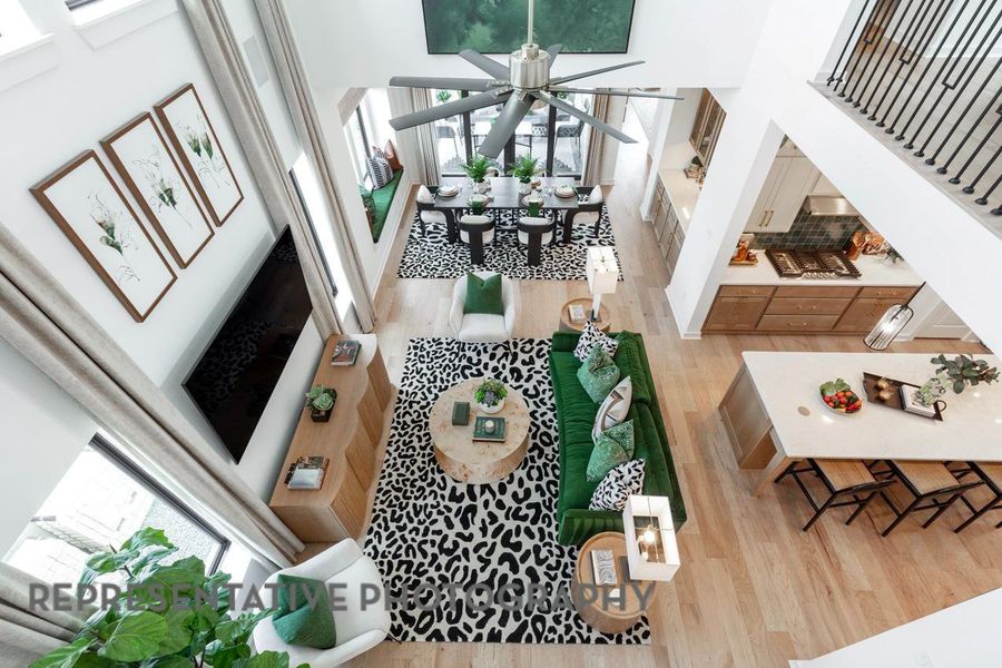 Furnished interior view inside a new home in Brookewater, Rosenberg (Image 16).