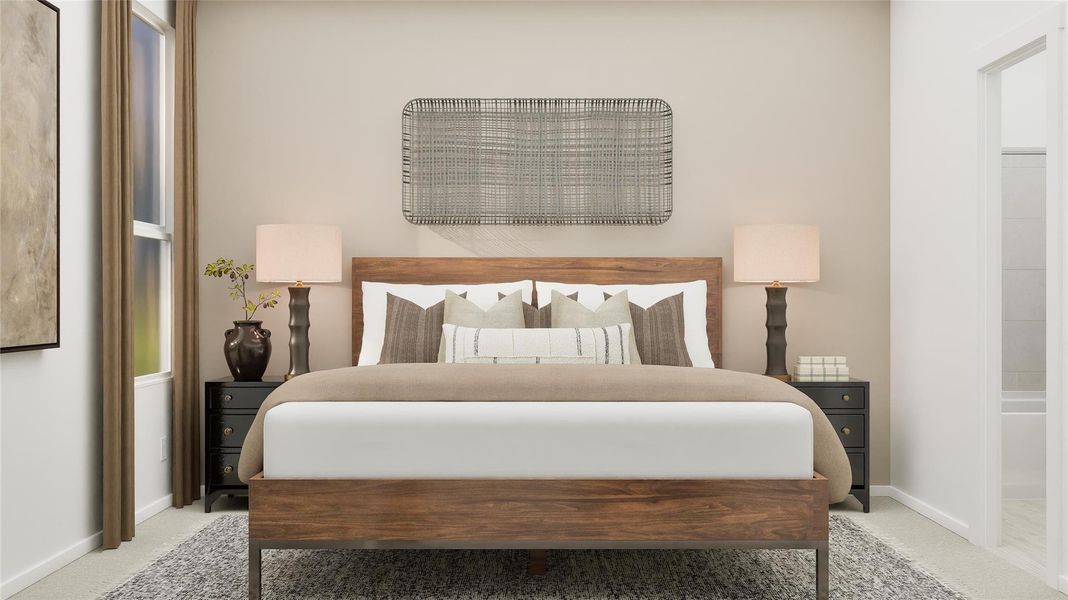 Furnished interior view inside a new home in Binford Creek, Waller (Image 15).