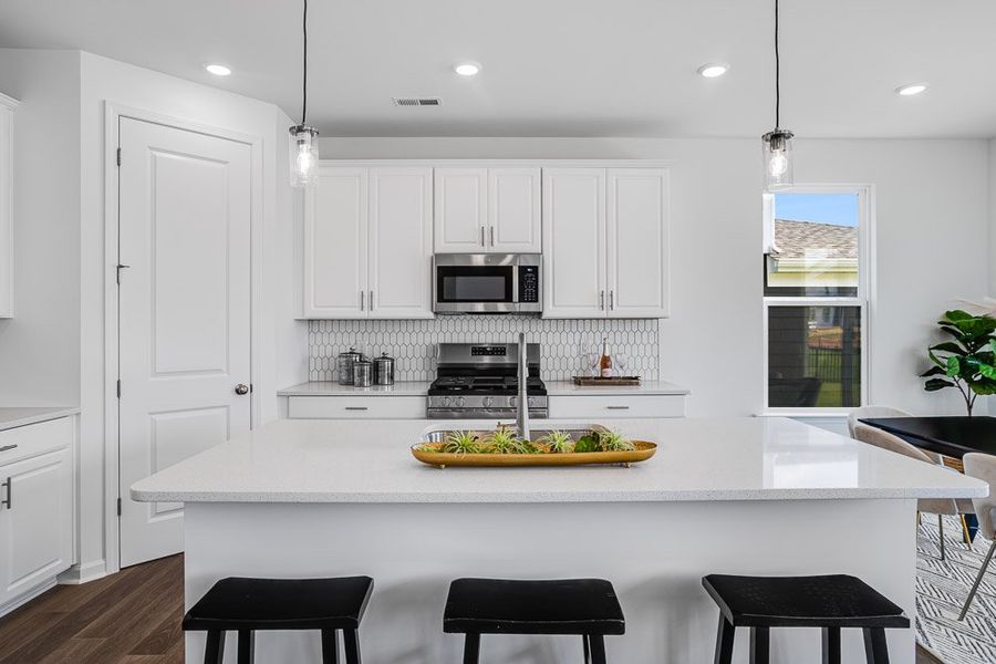 Furnished interior view inside a new home in The Coves on Lake Wylie, Charlotte (Image 10).