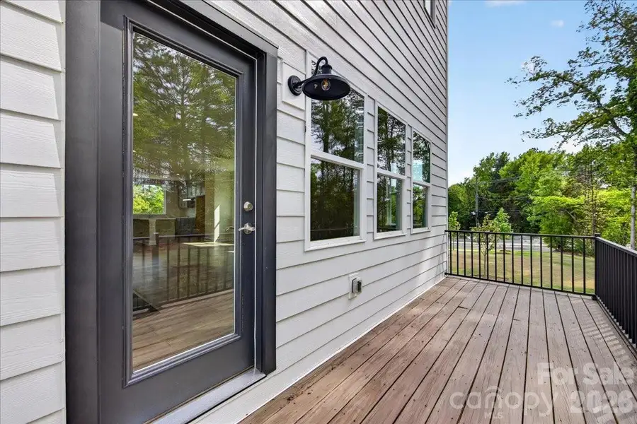 Private second floor Outdoor living with tree lined views