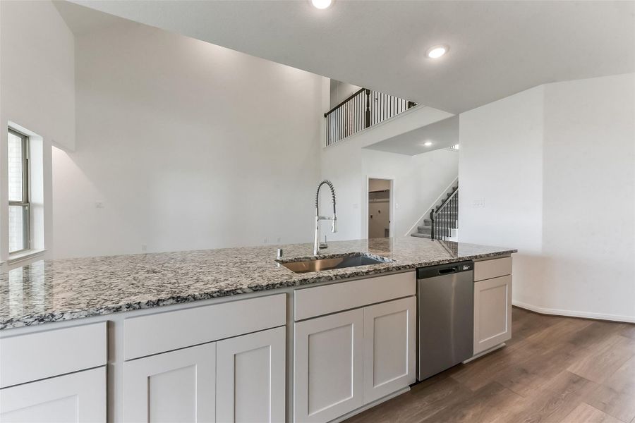 Furnished interior view inside a new home in River Ranch Meadows, Dayton (Image 14).