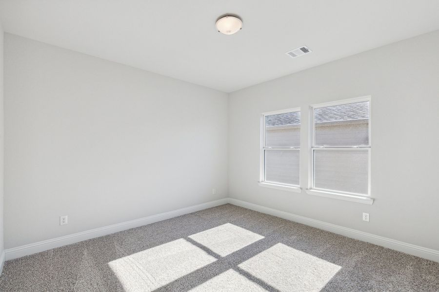 Representative unfurnished interior of a home built from the Barcelona II by Megatel Homes in Bellagio, Forney (Image 16). Representative unfurnished interior of a home built from the Barcelona II by Megatel Homes in Bellagio, Forney (Image 16).