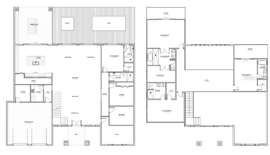 2D floor plan layout of this home in , Windermere, FL (Image 4).