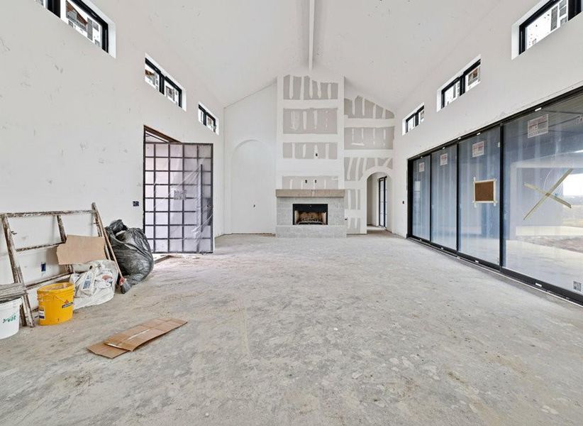 In-progress construction of a new home in , Krum, TX (Image 17).