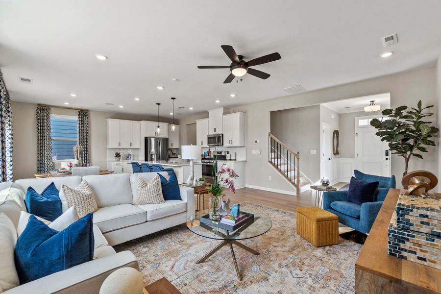 Furnished interior view inside a new home in The Coves on Lake Wylie, Charlotte (Image 11).
