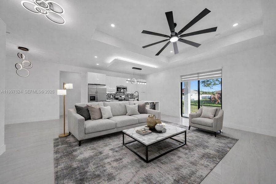Furnished interior view inside a new home in , Lehigh Acres (Image 11).