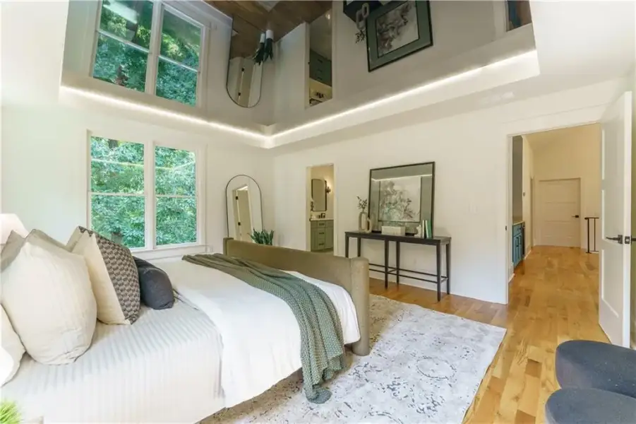 Furnished interior view inside a new home in , Sandy Springs (Image 30).