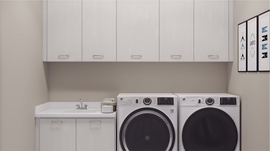 Silverstone laundry room